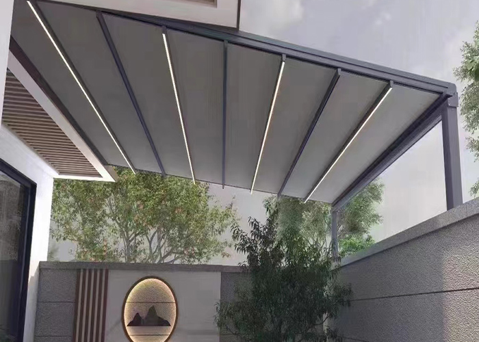 電動(dòng)防水折疊天幕篷